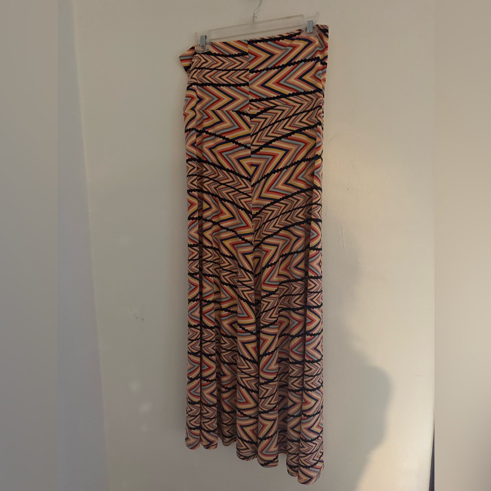 LuLaRoe Zigzag A-Line Skirt in Multicolor